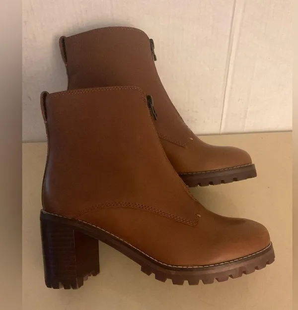 Madewell women leather heel The Alyce boots size 6.5 - Image 10