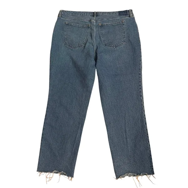 Abercrombie & Fitch A&F Plus Size 35 20 Short 90s Straight Ultra High Rise Jeans - Image 2