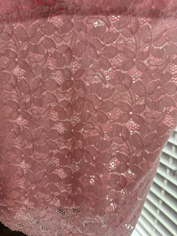 Boutique Pink Lace Shirt - Image 4
