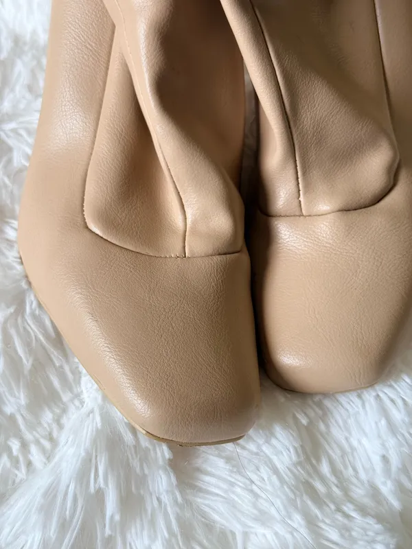 Gianni Bini Tan Leather Boots - Image 6
