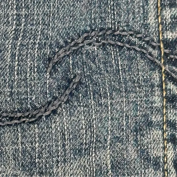 Levi's Vintage Y2K Levi Strauss Signature Low Rise Bootcut Jeans Sz 8 Medium Western - Image 7
