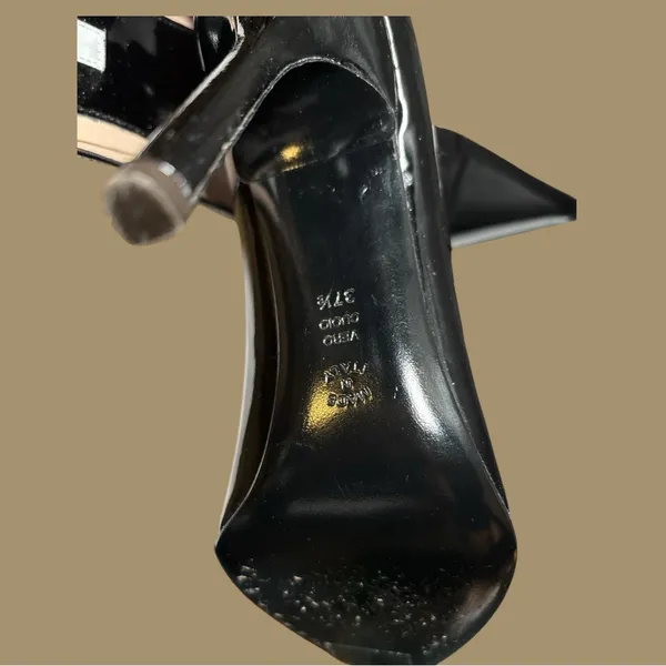 Pollini 👠Black Patent Leather Pumps Black Size 6.5 - Image 4