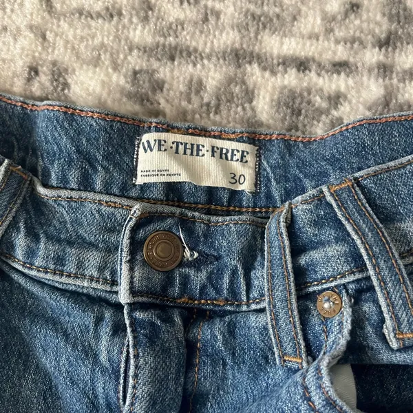 Free People We The Free Risk Taker Mid-Rise Jeans - Image 4