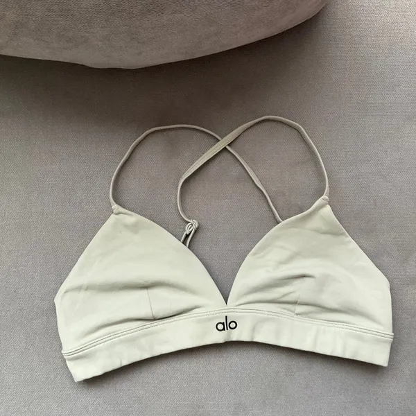 Alo Yoga Alo Yoga Splendor Bra Candy Limestone/Black S - Image 2