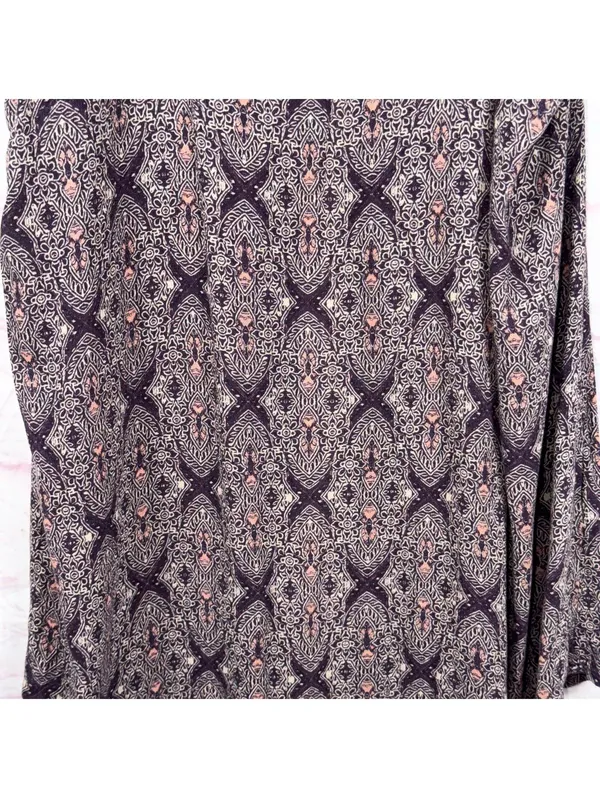 KaiLeigh Women’s XL Boho Paisley Crochet Back Tank Top Rayon - Image 3