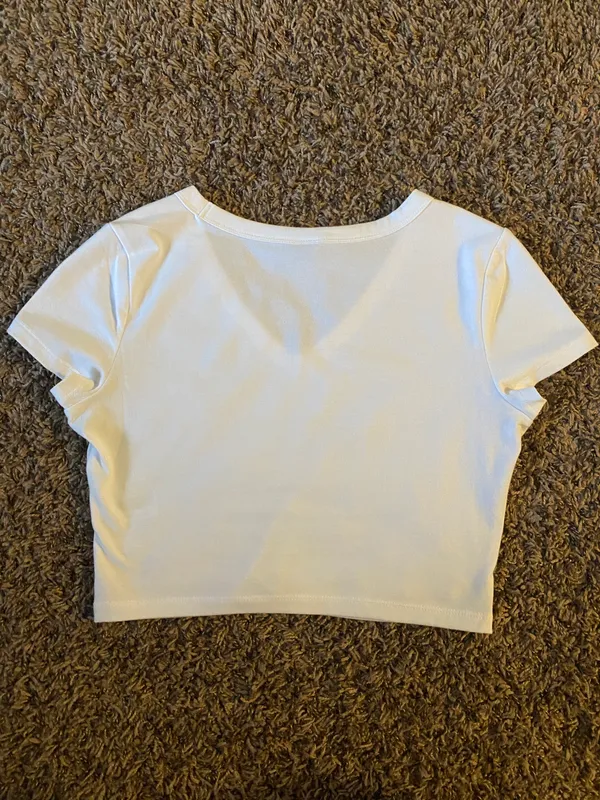 Wild Fable White Crop Top - Image 2