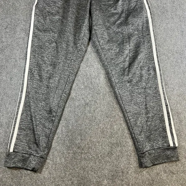 Adidas Womens Gray Space‎ Dye 3-Stripe Jogger Sweatpants Size Medium Activewear - Image 9