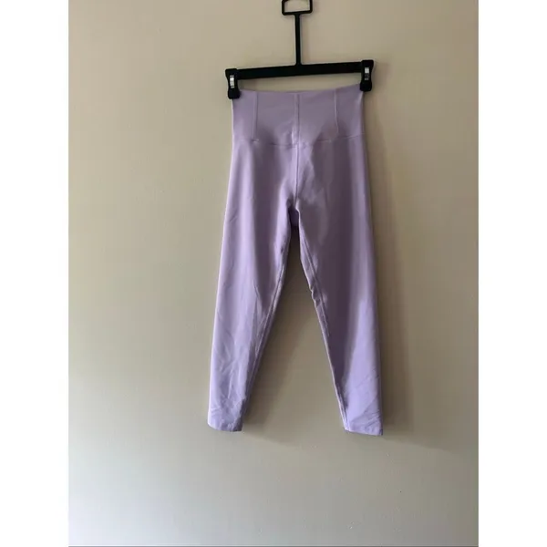 OFFLINE by Aerie Real Me Ribbed High Waisted Leggings in Lavender - Size S - Image 2