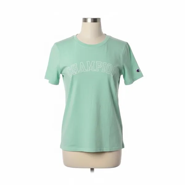 496 Champion | EUC Women's Mint Green Short Sleeve Tee (size M) - Image 3