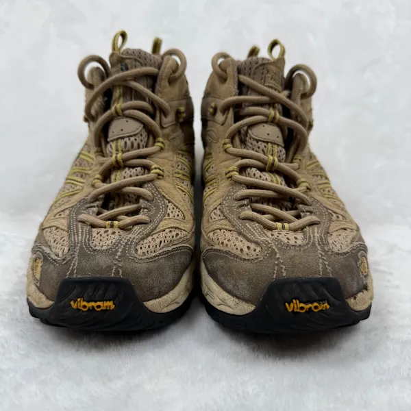 The North Face Hedgehog Mid GTX Gore-Tex Hiking Boots Women Tan Brown Vibram 8.5 - Image 2