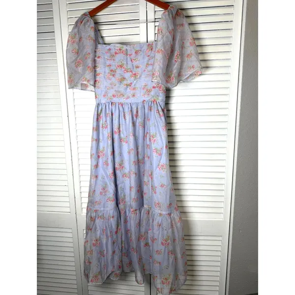 Abercrombie Emerson Angel Sleeve Midi Floral Size Small NWOT - Image 6