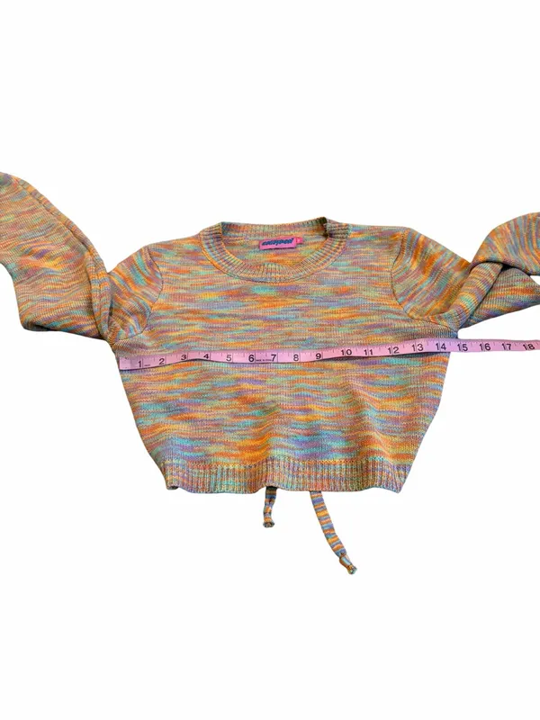 EDIKTED Medina open back cropped sweater - Image 4