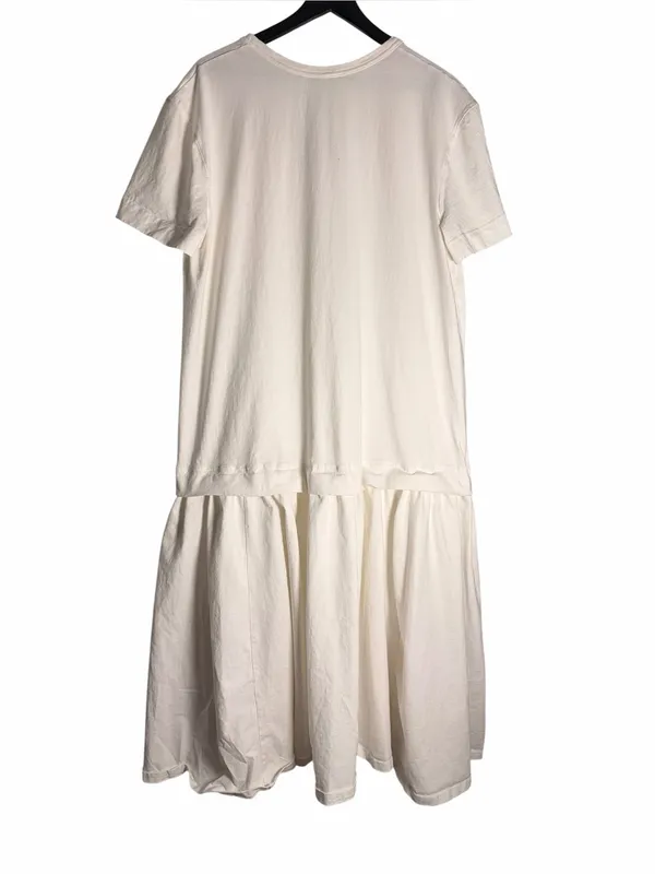 Free People Beach Herron Drop-Waist Maxi Dress Size Large White - Image 6