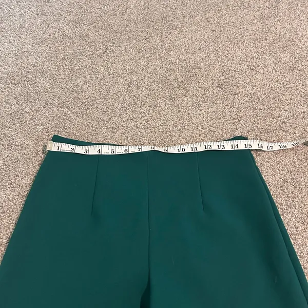 Zara Emerald Green High Waisted‎ Shorts medium - Image 9