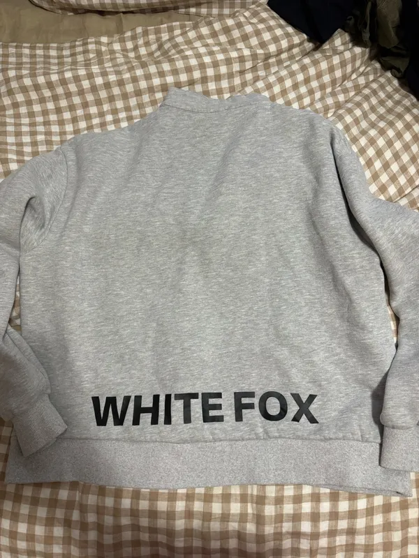 White Fox Boutique Oversized Quarter Zip - Image 4