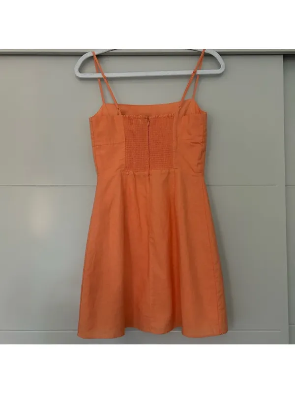 Aritzia Sunday Best QUAINT DRESS - Apricot - Image 3