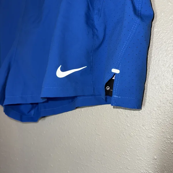 Nike DRI FIT Flex Women's Running Shorts Blue Size XL NWT BQ5927-403 Pocket - Image 2