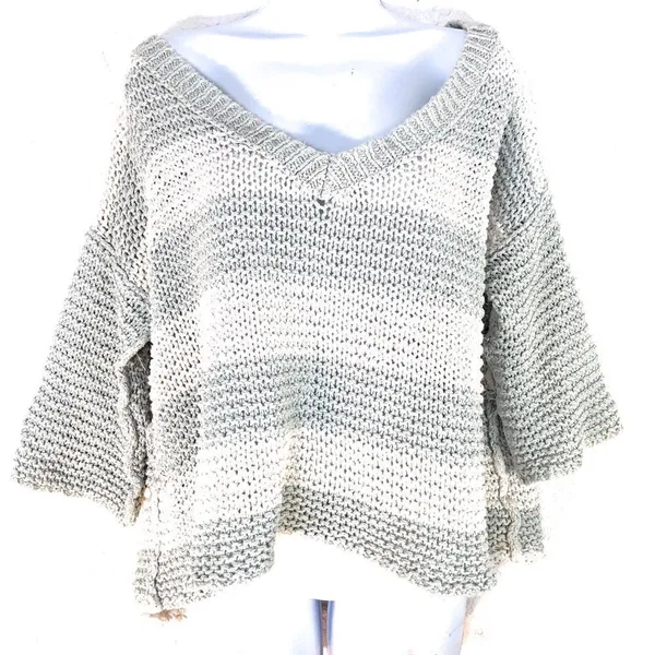 Free People Park Slope Stripe Off Shoulder Sweater - Image 3