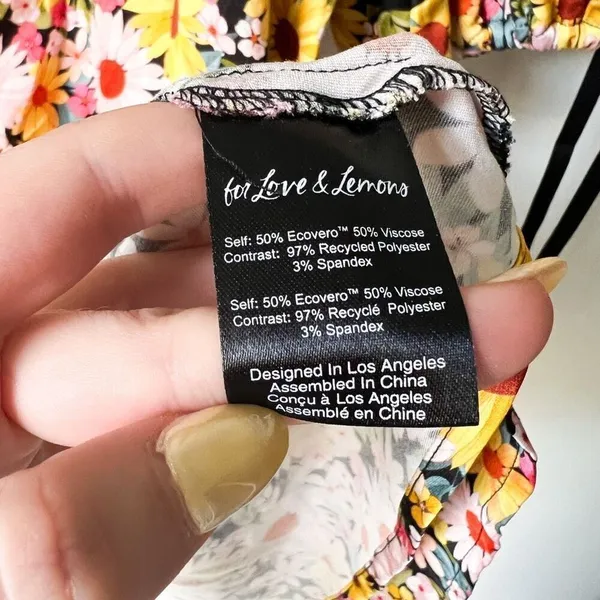 New For Love & Lemons Sylvia Puff Sleeve Mini Dress Size S - Image 14