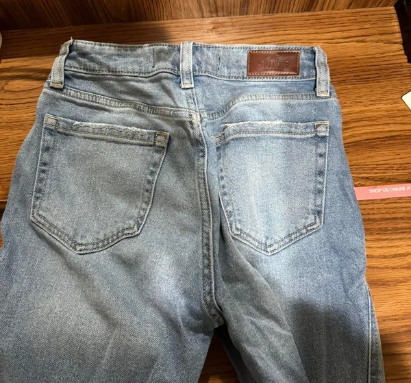 Hollister Co. Light Wash Mom Jeans - Image 3