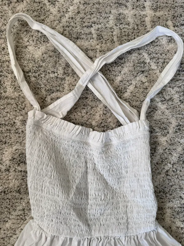 White Summer Dress Size XS - Image 2