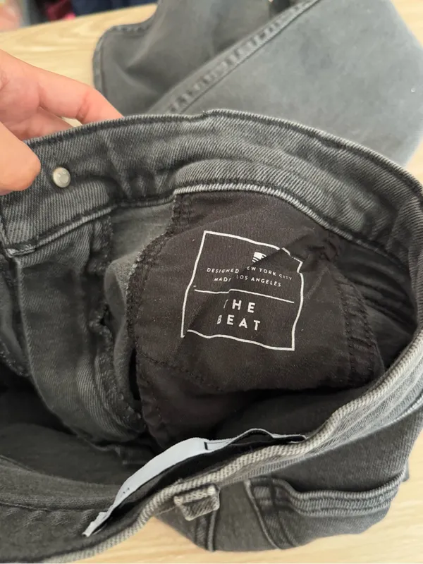 AYR 25 The Beat Jeans Washed Fade Black Barrel Relaxed Ankle Office Work Career - Image 10