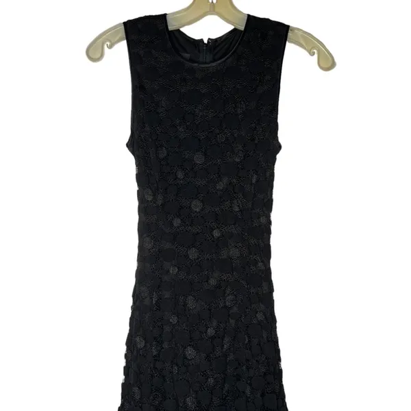Vintage Harold's Black Lace Dress - Image 2