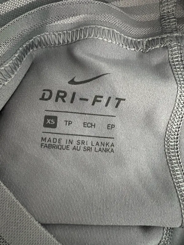 Nike Pro Dri Fit Ladies Gray Athletic Shorts - Image 4