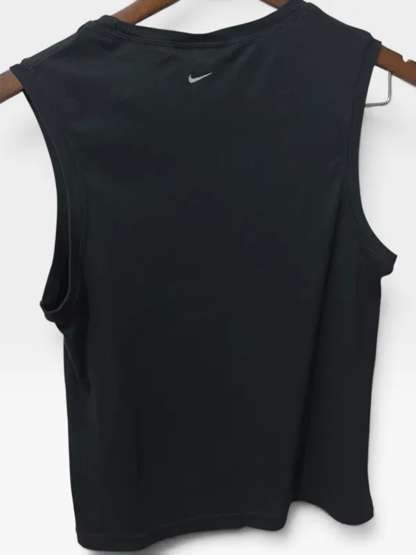 Nike | NWOT Black 'Swim Champ' Sleeveless Crop Muscle Tank Top (size S) - Image 7