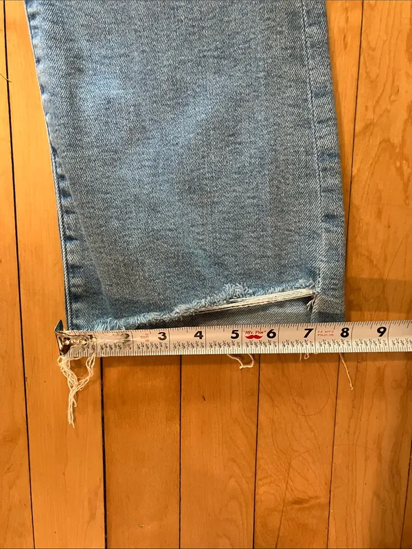 Mother the Insider Crop Step Fray Jeans in Limited Edition Size 31 - Image 13
