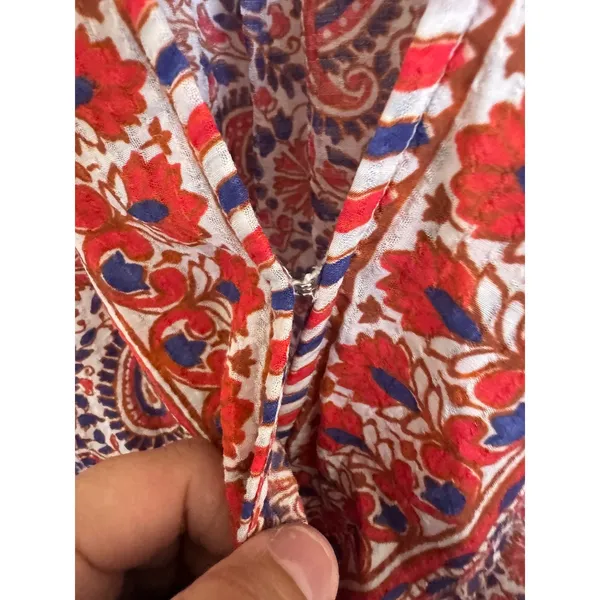 Veronica Beard Cox Paisley Shirred Mini Dress size‎ XS - Image 11
