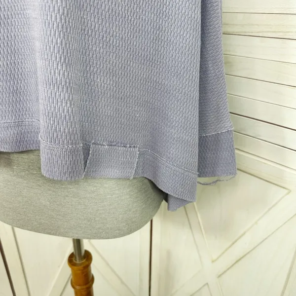 We The Free Thermal‎ Dolman Sleeve Slouchy Crop Shirt Lavender Purple XS - Image 7