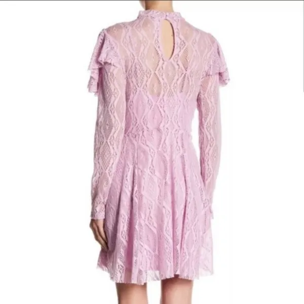 NWT Free people rock Candy lace ruffle‎ dress sz S - Image 3