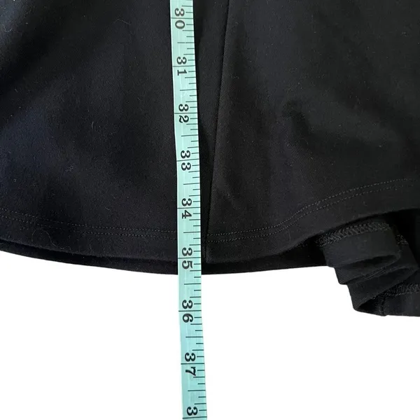 Theory Nikay Black Fit & Flare Mini Dress Size 10 NWT LBD - Image 11
