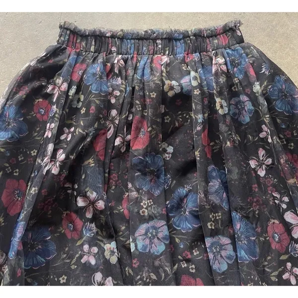 Disney Snow White Black floral Tulle Skirt by Lauren Conrad Women’s Size M - Image 2