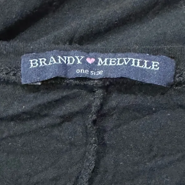 Brandy Melville Black Tee Shirt Dress Women’s One Size - Image 4