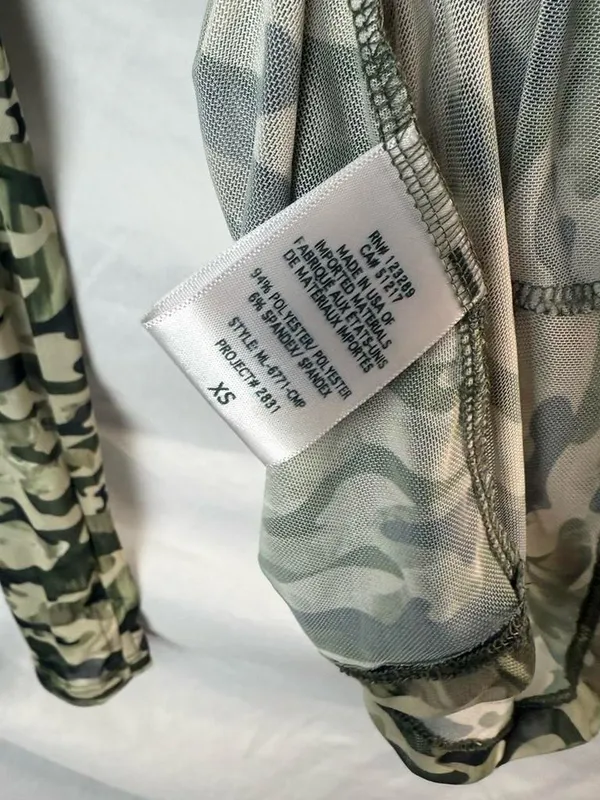 Michael Lauren Otis Long Sleeve Tee in Camo NWOT - Image 6