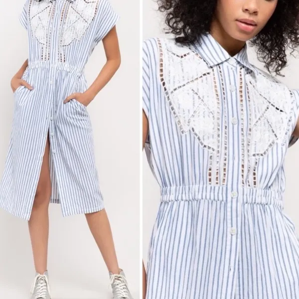 POL Polly Farms Blue Stripe Dress - Image 10