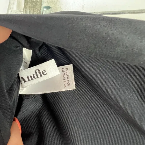 NWT Andie Swim The Scala Top Flat Strapless Black Size Medium M NEW - Image 10