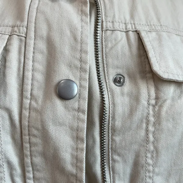 GAP Beige Safari 100% Cotton Women's Utility Jacket Size‎ Small - Image 4