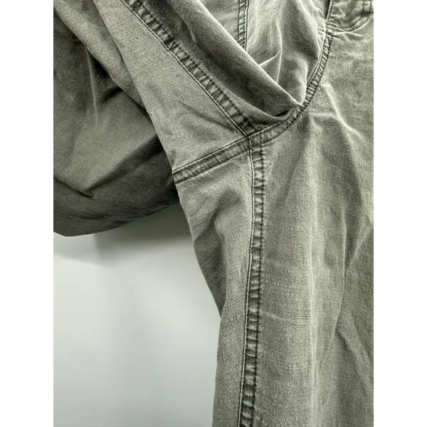 Ava & Viv Utility Ankle Pants Womens 18W Olive‎ Green High Rise Elastic Waist - Image 3