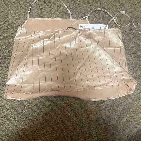 Zara Good and Black striped top - Image 2