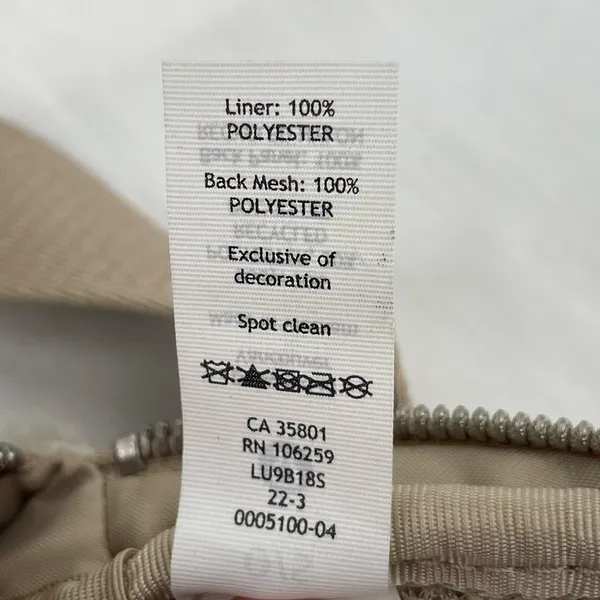 Lululemon Fluffy Fleece Sherpa Belt Bag Cream Fall Neutral Silver Buckle Ivory - Image 12