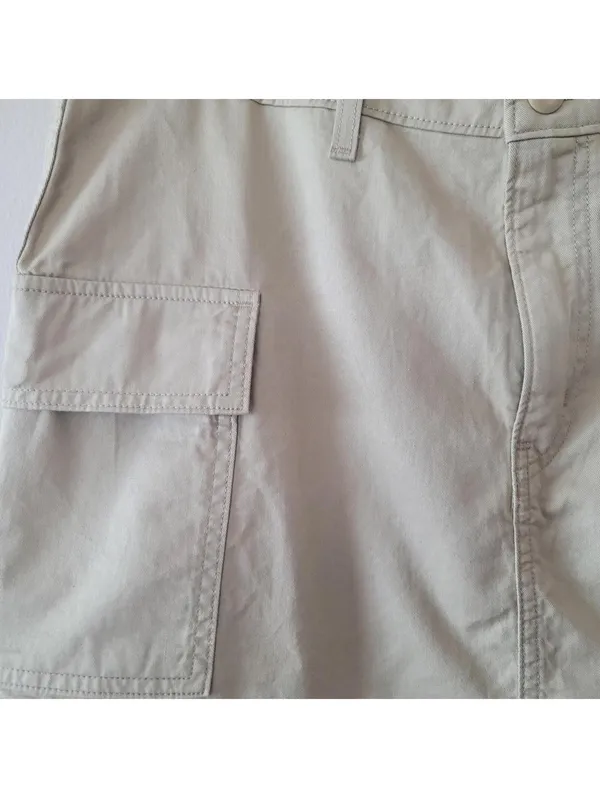 Levi’s '94 Cargo Mini Skirt in Safari Tan Sz 32 New Cotton - Image 5