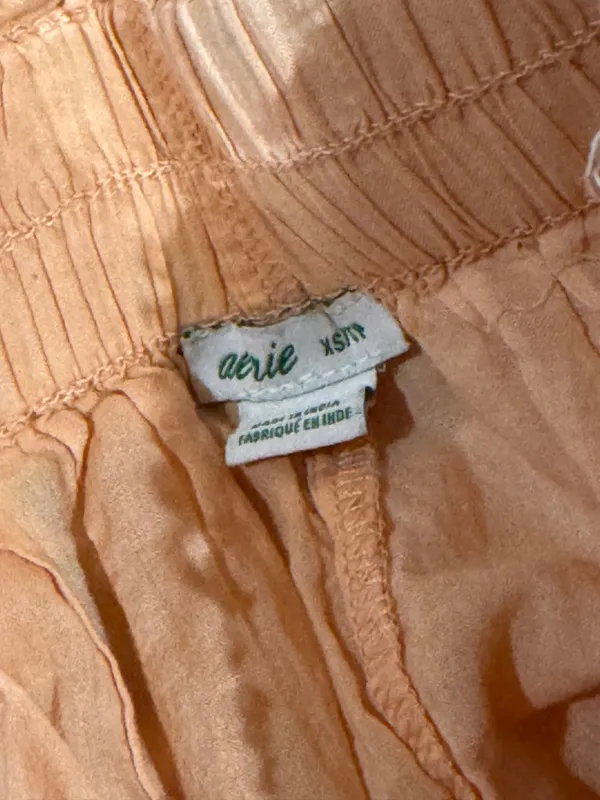 Aerie Peach Orange Mini Ruffle Skirt - Image 3