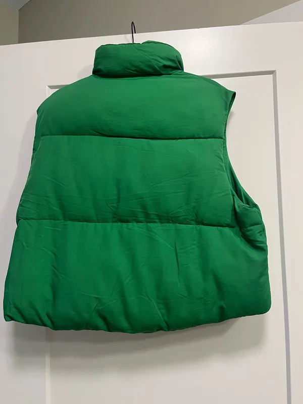 Sixth June ASOS Green Puffer Vest - Image 4