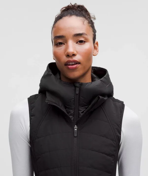 Black Lululemon Puffer Vest - Image 2