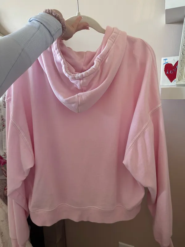Aerie Pink Hoodie Light Lightweight - Image 2