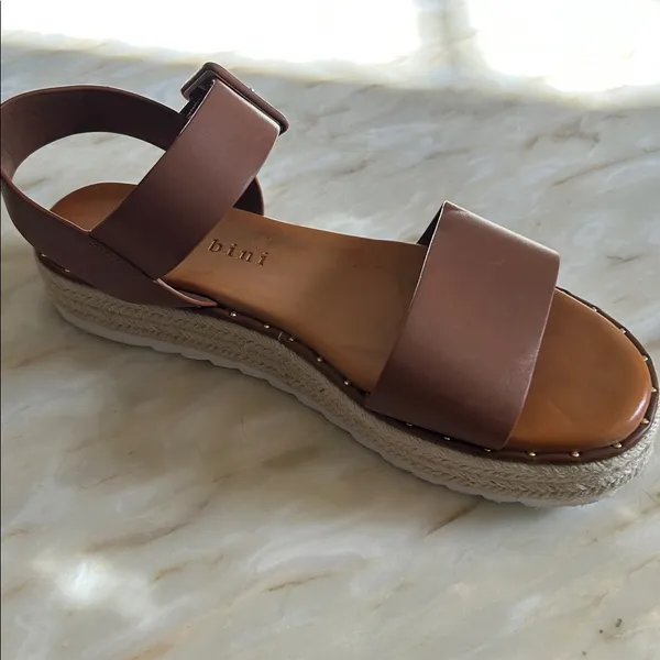 Gianni Bini Womens Keegan Espadrille Platform Sandals‎ in Vacay Tan Size 10 - Image 12