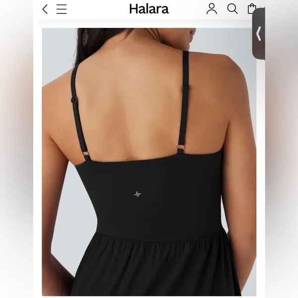 HALARA Black High Low Dress - Image 4